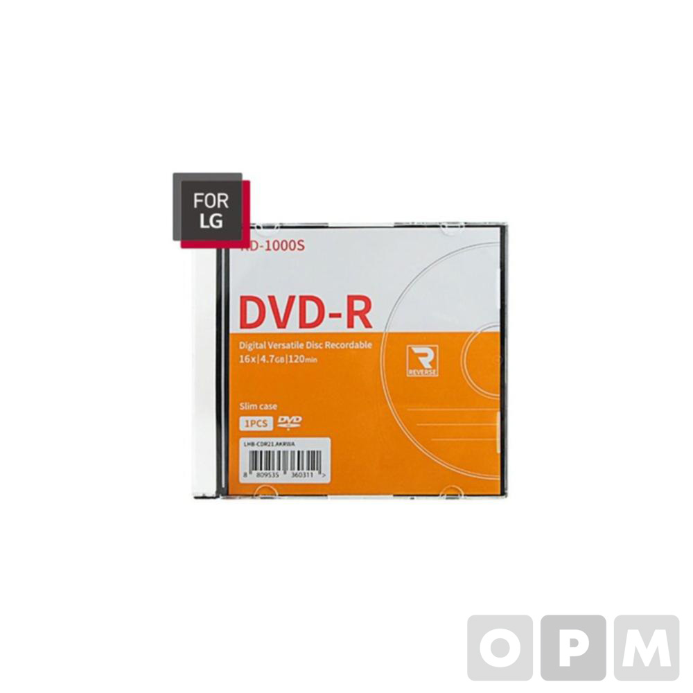 DVD-R 1P(4.7GB/FOR LG)